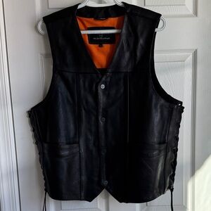 Wilsons Leather Black Vest